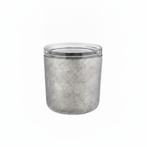 300ml double wall titanium coffee mug with silicone lid
